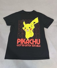 Pokemon Pikachu Gotta Catch Em All T-Shirt Black Unisex Size M Graphic Tee