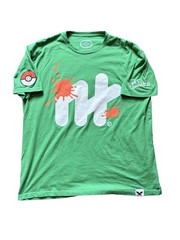 Nintendo Pokemon x Splatoon Short Sleeve Crew Neck Official Seal Graphic Tee XXL