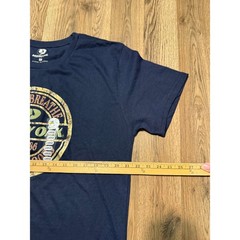 Mossy Oak T-Shirt Mens L Navy Blue Outdoors Graphic Camo Logo NEW