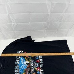 Good Sports Work Sucks Let’s Ride Y2K T-Shirt Mens XL Black Biker Graphic 2008