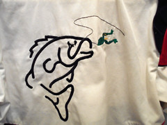 BobCat Concrete Fishing Y2K Speed 2 side button Down Shirt Vintage USA LRG JOHN