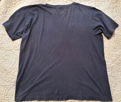 Vintage RRL Spell Out Logo Polo Ralph Lauren Gray Double R L T Shirt Men XL