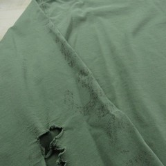 Wrangler Shirt Mens Extra Large Green FR Fire Resistant Workwear *Holes