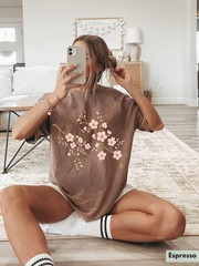 Cherry Blossom Comfort Tee Nature Floral Shirt Soft Unisex Gift Idea