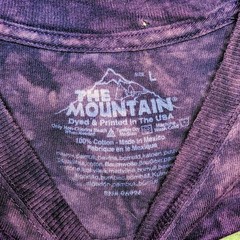 The Mountain MAD HATTER Alice In Wonderland Tie Dye Shirt Size Large