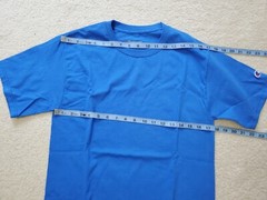 Champion Athleticwear Unisex Blue Cotton Tee-Shirt Short Sleeve T425RB Sz.S