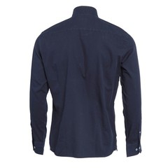 Hackett London Top Shirt Logo Button Up Blue Size M HM309527