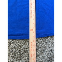 Vintage Russell Athletic Made In USA High Cotton Solid Royal T Shirt Size Large