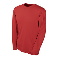 Champion Tactical TAC26 Men’s Long Sleeve Double Dry T-Shirt, Scarlet, Small