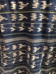 Beautiful Giant Garments Men’s T Shirt Blue White Stripe Print L Large Chest 40”