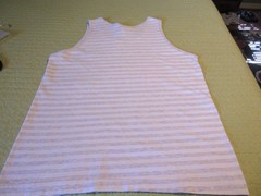New 90’s Vintage Size Large Las Vegas Striped Tank Top T-Shirt