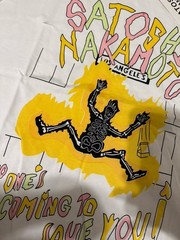 Satoshi Nakamoto Los Angeles Graphic Print Men’s T-Shirt White Crew Neck L