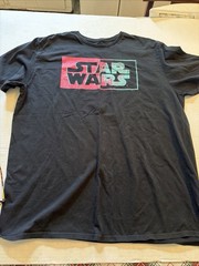 Star Wars Mad Engine X-Wing Fighter Men’s T-Shirt 2XL Short Sleeve Black Graphic