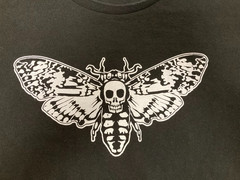 From Delta Pro Weight T-Shirts Death’s Head Moth Unisex Classic Graphic Tee Blk