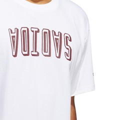 adidas ORIGINALS UNISEX 4.0 FLIPPED ADI T-SHIRT TEE WHITE BURGUNDY RETRO NEW OG