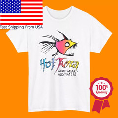 HOT TUNA Surf Wear Surfboards Men’s White Size S to 5XL