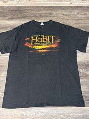 2012 Kerusso Habit Jesus Christian Hobbit Parody Black T Shirt L