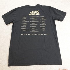 Arctic Monkeys Shirt Medium Black Double Sided 2023 North American Tour Official