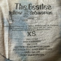 BEATLES Yellow Submarine Licensed Tie Dye T-Shirt 2020. XS Subafilms Preowned NV
