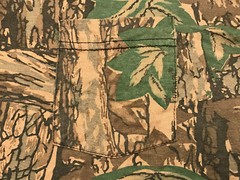 Ace Sportswear Men’s Trebark Camo Pocket Crew Neck T-Shirt Large Vintage 80’s