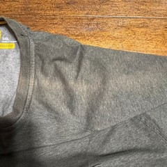 Carhartt Shirt Men’s 3XL Gray Henley Pocket Original Fit Workwear *Fade spots