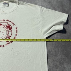 Vintage 90s Jesus 24-7 Shirt Mens L White Christian Clock Funny Graphic Tee