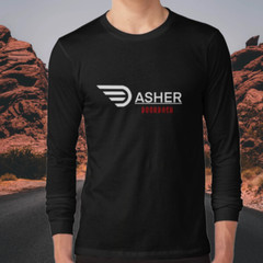 Doordash Dasher Long Sleeve Logo American Long Sleeve T-Shirt Funny S to 5XL