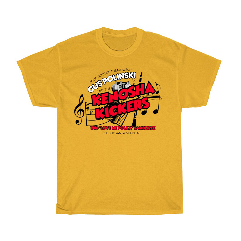 Kenosha Kickers Polka Home Alone Men’s Daisy Yellow T-Shirt Size S to 5XL