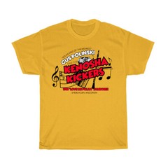 Kenosha Kickers Polka Home Alone Men’s Daisy Yellow T-Shirt Size S to 5XL