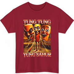 Tung Tung Tung Sahur Funny Meme Brainrot Humor Gen Z Unisex T-Shirt