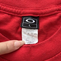 Y2K Oakley Red Logo Circle O Shirt Large