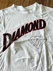 NEW Diamond Supply Co Tee T-shirt Shirt L Large White Black Red Dead Stock DS
