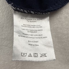 Venado Shirts Men XL Henley Long Sleeve Blue 3 Button Collar Poly Rayon Blend