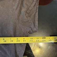Taylor Stitch T-Shirt Organic Cotton Hemp Crew Neck 42 Gray Light Weight XL DESC