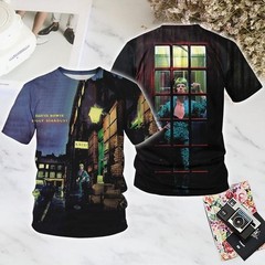 New DAVID BOWIE The Rise and Fall S to 5XL 3D AOP Shirt EM363
