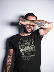 45th Birthday Gift Shirt For Men – Living Legend 1981