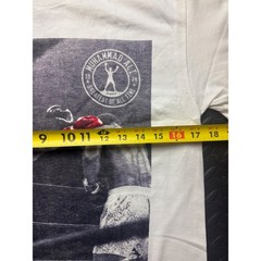 Muhammad Ali Hybrid Apparel Graphic Tee White Red Foil Boxing Shirt Mens Small