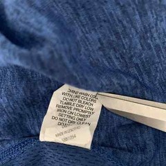 BCG Mens Shirt Top Size 2XL Blue Athletic Long Sleeves Crew Neck Pullover