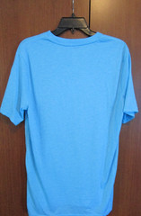 Oakley Buckle Blue Tee T-shirt Large Polyester Cotton Chest 42 Length 30 in