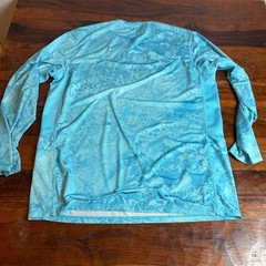 Realtree Men’s Blue Long Sleeve Fishing Performance Shirt Size L