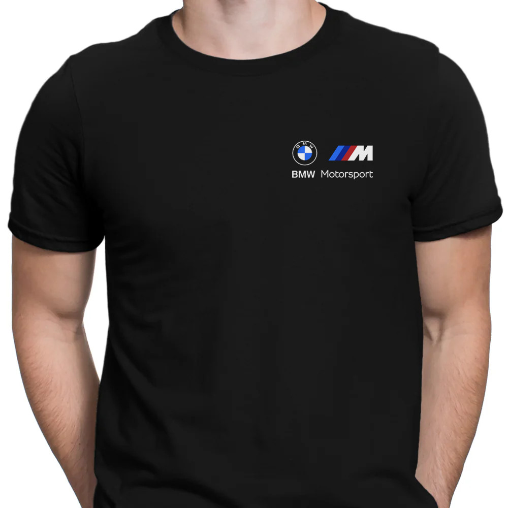 BMW M Motorsport Graphic Tee Black Shirt Automotive Racing Fan Gift Unisex