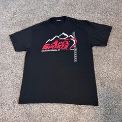 Apex Sports Black T-Shirt Colorado Springs Cotton Blend Men’s Size Large Motor