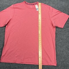 Tommy Bahama Pocket T Shirt Mens XL Pink Embroidered Logo Resort Beach