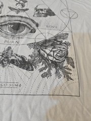Life Clothing Company Shirt XXL All Flaws Pictured As Is Gothic Raven