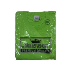 John Son Premium Quality Green T Shirt 5XL New.