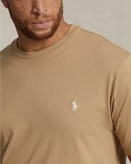 Polo Ralph Lauren Cotton Jersey Crewneck T-Shirt Tan Big & Tall 2XB Short Sleeve