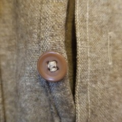 Civil War men’s long sleeve shirt wool tweed “Duquesne” OLD antique