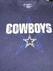 Dallas Cowboys Mens T-Shirt Size XL Blue Classic NFL Logo 2015 Regular Season