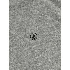 Volcom Tank Top Mens Medium Gray Modern Fit Cotton Blend Logo Sleeveless Casual