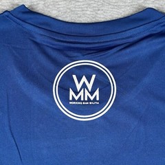 Working Man Militia T-shirt Mens M Blue WMM Graphic Print Lion Short Sleeve